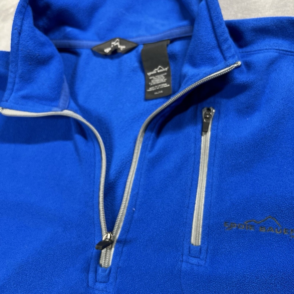 Eddie Bauer 1/4 Zip Pullover Men's XL Activewear Outdoor Fleece Mock Neck - Picture 9 of 12